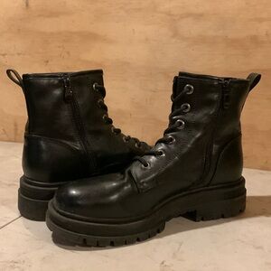Dream Pairs Black Leather Boots